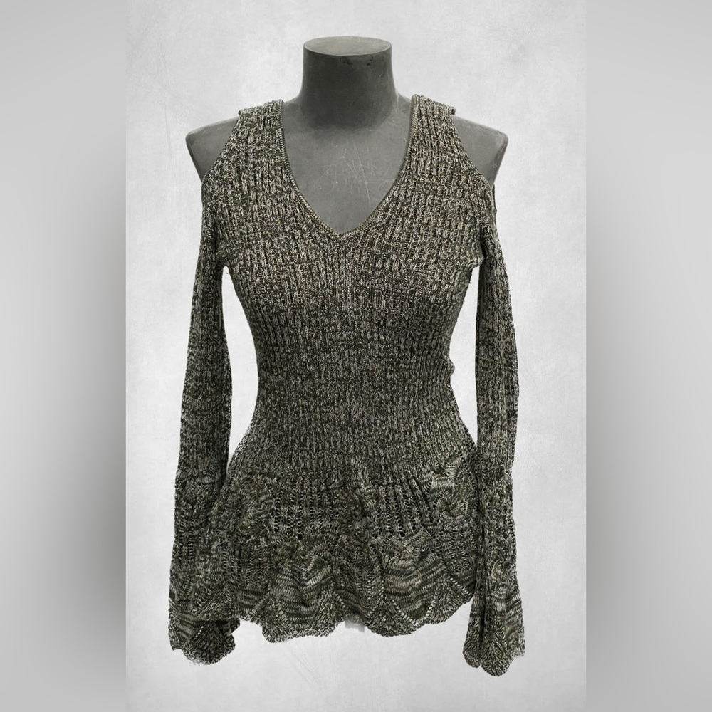 New York & Company knitted fitted top